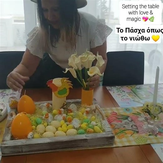 Cozy Easter Table Setup 💛✨ | Home Magic