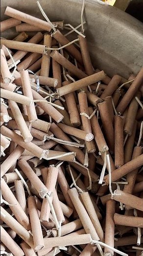 Paper Bombs Making Process in Indian Fireworks Factory#crackersmaking #sivakasicrackersfactory