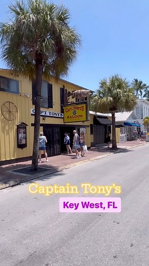 🎥✨ Stroll Into Key West History at Captain Tony’s! 🍹🎶Take a walk with me into the legendary Captain Tony’s Saloon – the original Sloppy Joe’s and a Key West icon 🌴. From its colorful walls to the stories of Hemingway, Jimmy Buffett, and more, this spot is pure island magic 🏝️✍️.🎨 Own the vibe! Tap to shop my exclusive Captain Tony’s canvas print, available now online or at our gallery in Mallory Square. 🖼️✨ Bring the soul of Key West into your home!🌟 The Conch Republic is calling – let’s