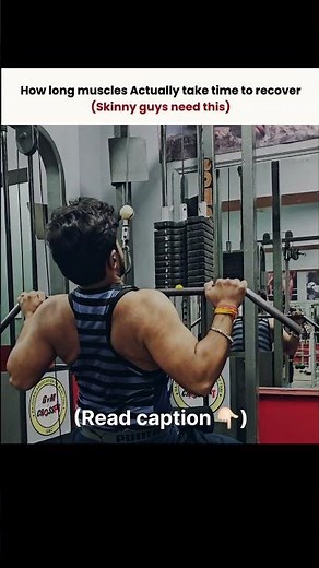 How much time your muscle really neeeld to recover 👇🏻