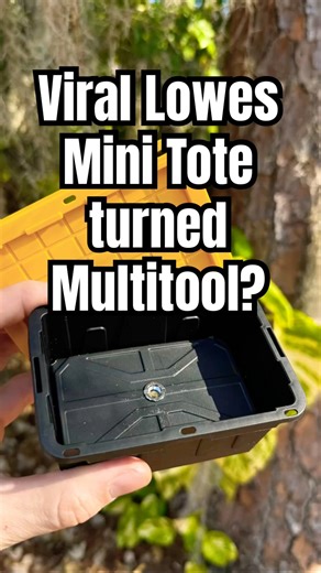 I Turned a Mini Lowe’s Storage Tote Into Functional Art (Day 15)