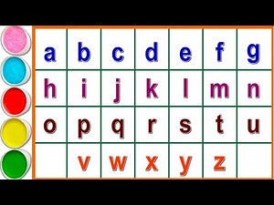 Capital and Small Letters | ABC Alphabets for Kids | Learn A to Z | Learn Capital & Small Alphabets