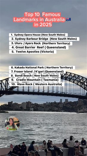 Top 10 Famous Landmarks in Australia 🇦🇺 | Rosalie Labrador Munro