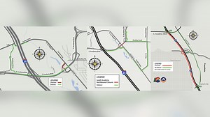 Upcoming temporary full closure on southbound I-25 in Colorado Springs