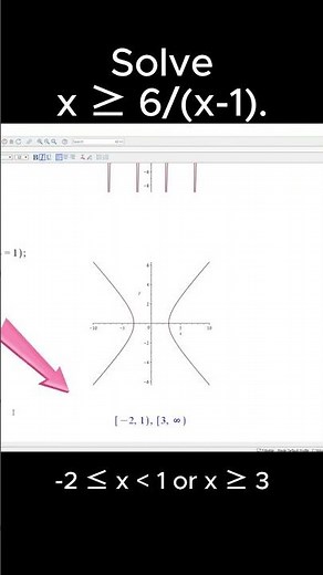 Using Maple solve command to solve an inequality #math #maple #solve command #maths