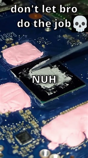 Worse Thermal Paste ever put #thermalpaste
