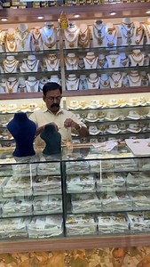 If there is one necklace that sits perfectly on your neck, then it is a guttapusalu necklace on our website, we have such a beautiful design of this beautiful pearls and the intricate design made on It will look so good. Whenever you’re wearing a saree, this one would look extremely nice. You can just comment link to get our website link for this beautiful antique guttapusalu necklace now. #indianbridallook #indianweddinglook #indianbrides #bridalsarees #guttapusalu #antiquenecklace #antiquejewe