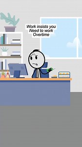 Work Overtime #animation #animationmeme #corporateamerica #relatable #corporatelife #fyp #worklife #viral #managersbelike #us #cartoon #foryou #usa_tiktok | Likey Animation