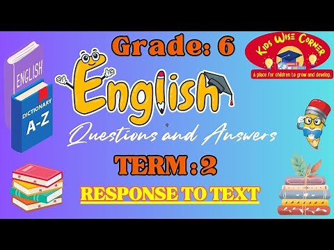 Grade 6 Term 2 English | Exam Questions and Answers