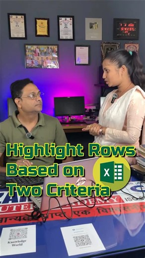 Knowledge World on Instagram: "✨✨Excel Advance Skill 🔥Conditional Formatting #excel #advanceexcel #excelformulas #exceltips #computer"