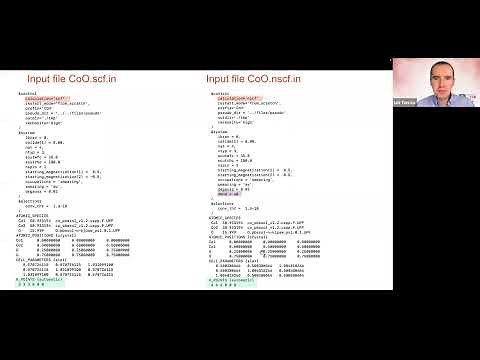 QE tutorial 2022 - Hands-on: DFT+U and DFT+U+V: How does it work? - Iurii Timrov & Matteo Cococcioni