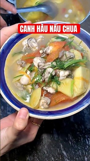 Cách làm món hàu nấu canh chua thanh mát bổ dưỡng #congthucnauan #food #cooking #monngon #nauan