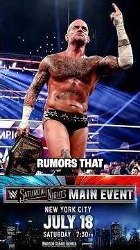 most shocking WWE Saturday Night Main Event July 2026 rumors