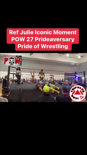 2.3K views · 11 reactions | Pride of Wrestling Iconic Moment of Ref Julie during the Pride of Wrestling Presents POW 27 Prideaversary Pride and Honor #TrifulcaMedia #mjf #luchalibre #ajstyles #wwe #nxt #wwenxt #wweraw #wwesmackdownlive #aew #wrestling #podcast #johncena #sethrollins #beckylynch #njpw #badbunny #codyrhodes #romanreigns #luchalibre #wrestlemania #prowrestling #cmpunk #luchalibreboricua #puertorico #boricua #brocklesnar #rondarousey #loganpaul | Trifulca Media | Facebook