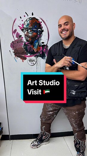 Arts Around The World 🌍 🥹🎨🇦🇪 #abudhabi #arts #painting