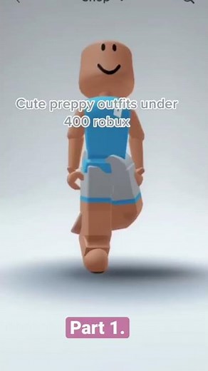 Preppy outfit for under 400 robux 💗