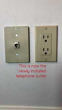 DIY How to install extension telephone wall outlet