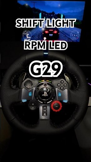 G29 shift light in Action (RPM LED) #shorts #logitech #logitechg29 #pc #racingsimulator #racingwheel