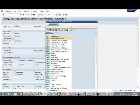 Sales and Distribution Order to Cash Pricing Determination