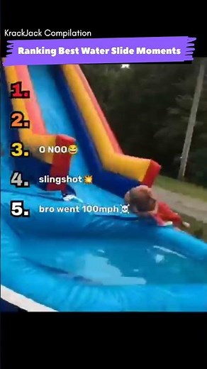 Ranking Best Water Slide Moments (Part 1)