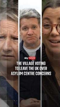 The village voting to secede from the UK over asylum centre concerns