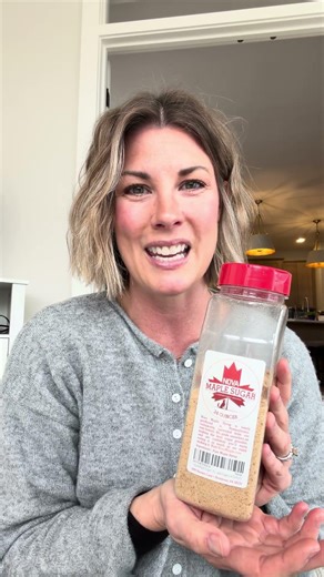 Granulated Maple Syrup=healthier option to table sugar!