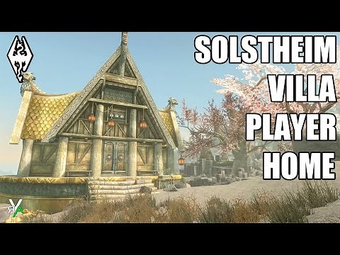 Xbox Skyrim SE: SOLSTHEIM VILLA Player Home Mod Showcase