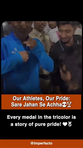 Our Athletes, Our Pride: Sare Jahan Se Achha🇮🇳🏆Every medal in the tricolor is a story of pure pride!