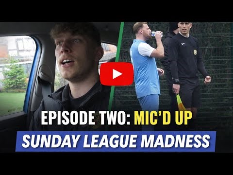 NON LEAGUE REFEREE DOCUMENTARY: Episode Two (Mic’d Up - Sunday League Madness) ⚽️🗣️