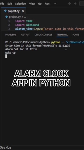 Python mini project #python #pythonforbeginners #coding #tutorial #tutorial #shorts