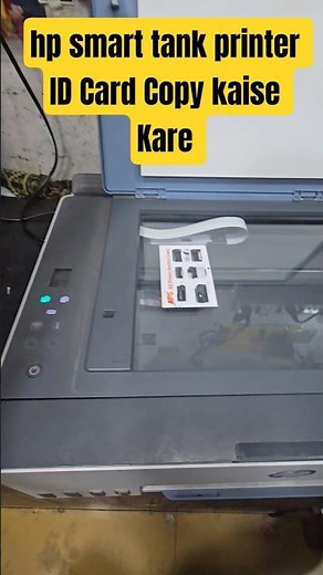 How to Copy an ID Card on HP Smart Tank 580 581 585 All-in-One Color Printer