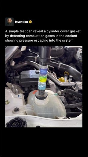 This Simple Engine Test Reveals Hidden Gasket Failure 🚗 #shorts