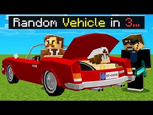Hide and Seek with VEHICLES in Minecraft...