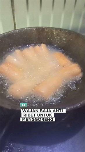 wajan baja penggorengan, cepat matang #cooking #wajan #kuliner