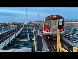 (L) Train Action At Atlantic Avenue (w/ (J) (Z) Trains Approaching Alabama Avenue)