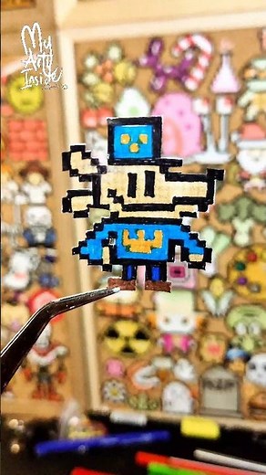 Dog Man Pixel Art | Half Dog, Half Cop, All Hero! 🐶👮‍♂️