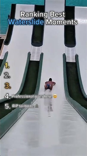 Ranking Best Waterslide Moments!