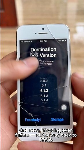 How I Downgraded iPhone 5 to iOS 6 in 2025! #iPhone5 #iOS6 #DowngradeiOS #RetroTech