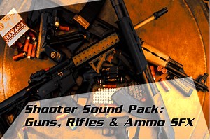 Shooter Sound Pack: Guns, Rifles & Ammo SFX by soundform