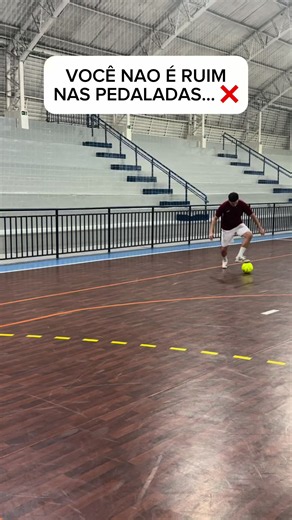 Você não é ruim na pedalada! Dicas e motivação para dribles no futsal
