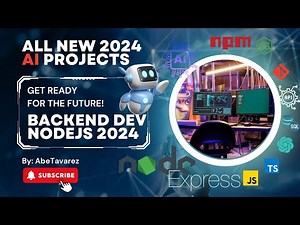 NodeJS and Express Backend Development Tutorial 2024 with AI Projects