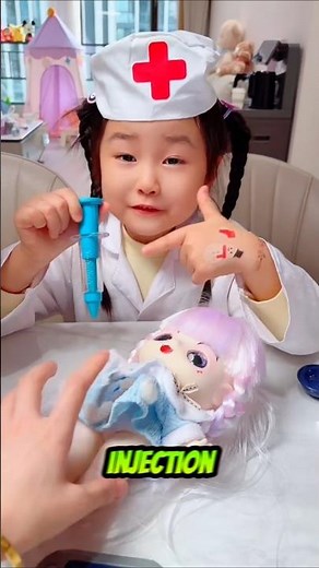 Doctor Ma’am Came to Save My Baby 😱💉 | Funny Doctor Role Play 😂
