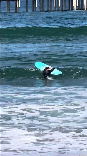 Surfer At Ocean Beach San Diego