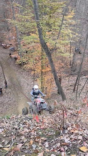 Nick Robison getting wild on Melott Wall. #goonclimbers #fypviralシ #hillclimb #hillclimbohio #PSF #trx #trx450r #crash #fails #honda | Bryan Calai