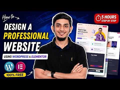 Build a Complete Website with WordPress & Elementor (FREE 5 Hour Course)