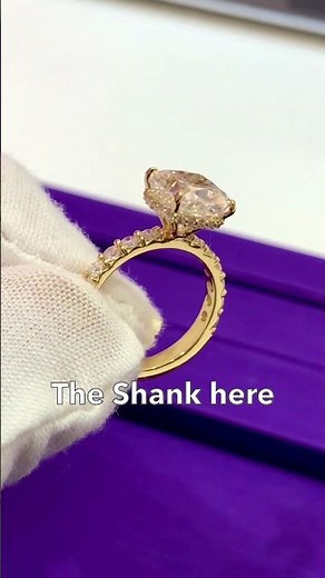 A gorgeous 4 Carat Square Cushion Diamond Engagement Ring! 💜💍