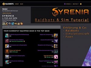 How to: Sim DPS mit Raidbots | Simulationcraft | Pawn - World of Warcraft