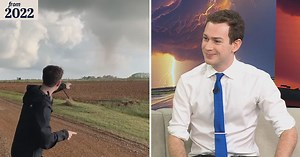 Real-life storm chaser visits Australia