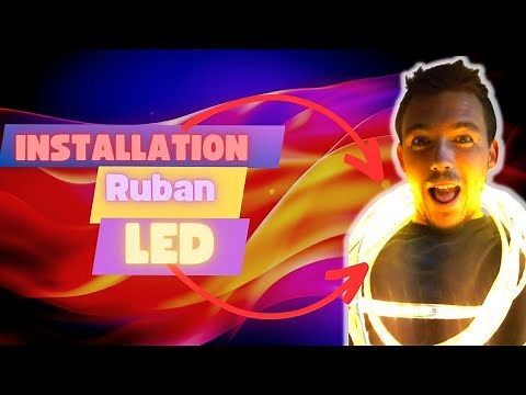 Ruban Led Installation sur mon Mur en Pierre