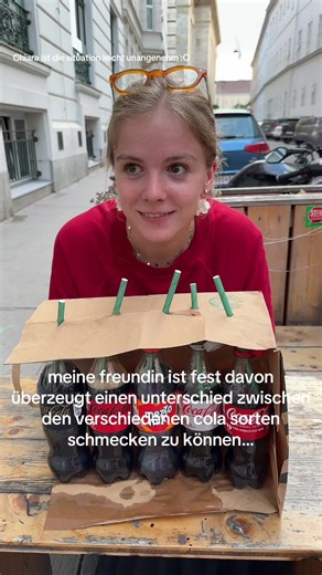 Meint ihr mit ihr ist alles in Ordnung, dass sie so etwas kann???? (Sie hatte danach auf jeden Fall Bauchschmerzen🫤🫤) #blindtastetest #tastetest #cocacola #dietcoke #viennadiaries
